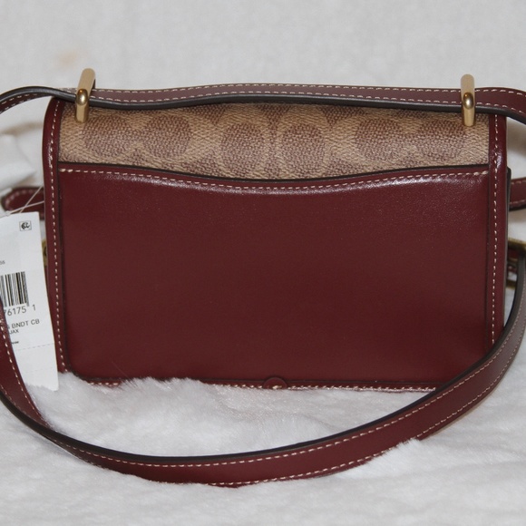 COACH Signature Bandit Lunar New Year Crossbody Bag Purse Handbag Rabbit Charm - Picture 5 of 8